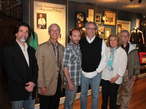 Pictured (from L-R): APA Nashville's Steve Lassiter, Lee Greenwood's manager Jerry Bentley, Lee Greenwood, Country Music Hall of Fame & Museum Director Kyle Young, APA Nashville's Bonnie Sugarman and Ray Shelide