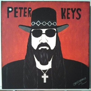 Peter Keys painting by Christine A Ellis