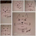 Cat Doodles #2 by Christine A Ellis/CreativelyMusical.com